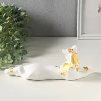 Фигура керамика &laquo;Кошка Багира лежит&raquo;, 26 см, белый