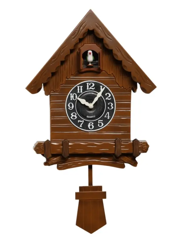 Часы настенные &laquo;Избушка&raquo;, с кукушкой, плавный ход, 52&times;31 см