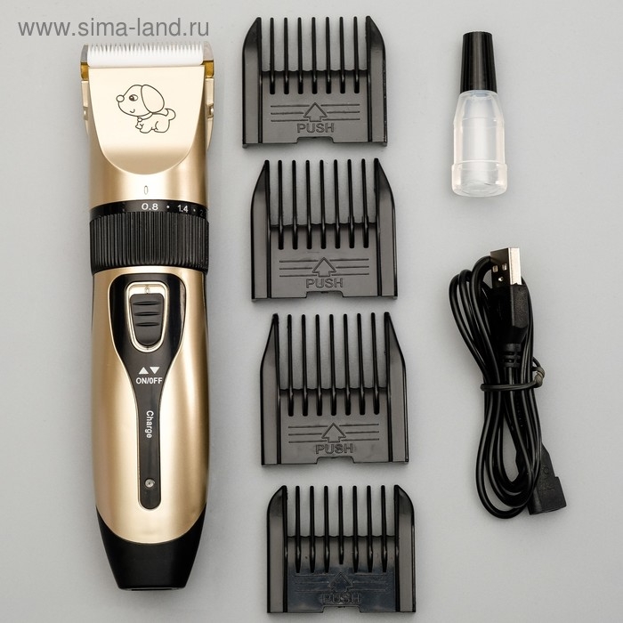 Машинка для стрижки с керамическим лезвием, регулировка ножа, USB-зарядка Машинка для стрижки с керамическим лезвием, регулировка ножа, USB-зарядка