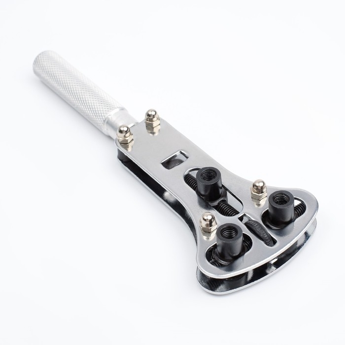 Разводной ключ для открытия винтовых крышек часов, 18 насадок Разводной ключ для открытия винтовых крышек часов, 18 насадок