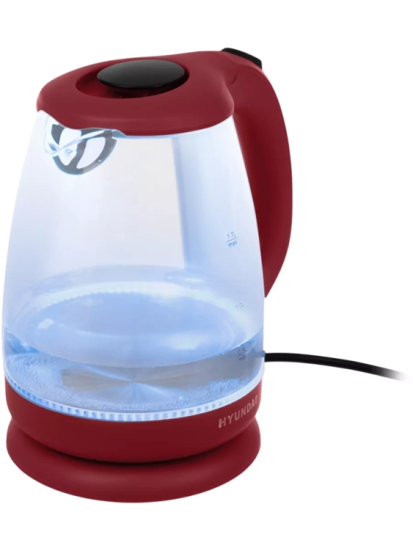 Чайник HYK-G1002 1.7л. 2200Вт бордовый