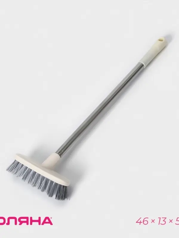 Щётка на ручке Доляна, 47&times;13&times;6 см, МИКС