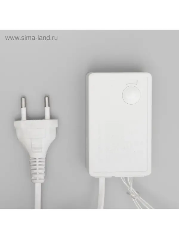 Гирлянда &laquo;Водопад&raquo; 2&times;1.5 м, IP44, прозрачная нить, 400 LED, свечение синее, 8 режимов, 220 В