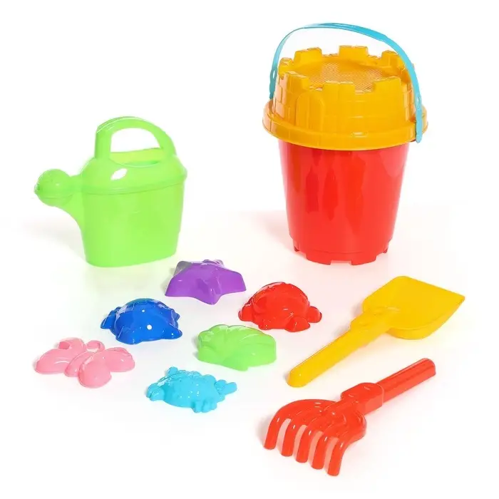 Набор игрушек для песочницы &laquo;Крепость&raquo;, 11 предметов, МИКС