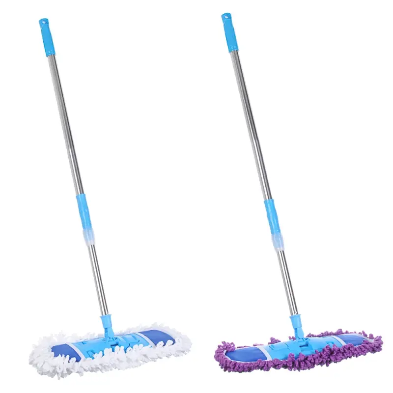 Швабра со смен.насадкой тм VETTA, насадка микрофибра 42х12 см, телеск.ручка 120см, сталь, пластик