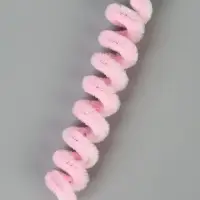 Синельная проволока, набор 100 шт, размер 1 шт 30х0,8 см, цвет розовый