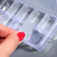 Органайзер для хранения мелочей, 10 съёмных ячеек, 13×7.2×2.2 см, прозрачный