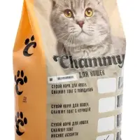 Сухой корм Chammy для кошек, с рыбой, 10 кг