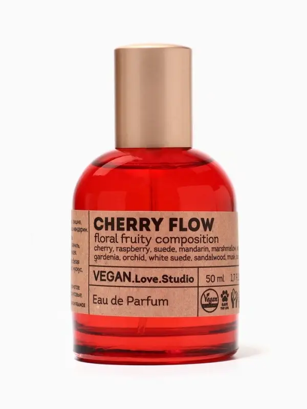 Парфюмерная вода женская Vegan Love Studio Cherry Flow, 50 мл (по мотивам Cherry in the Air (Escada)