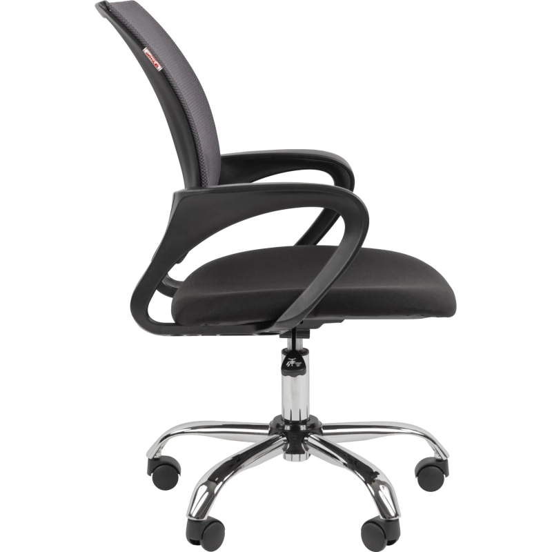 Кресло ТП 304 LT сетка/ткань,серый/черный,хром