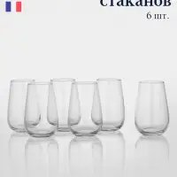 Набор стаканов Luminarc &laquo;Габи&raquo;, 400 мл, 6 шт., стекло, прозрачный