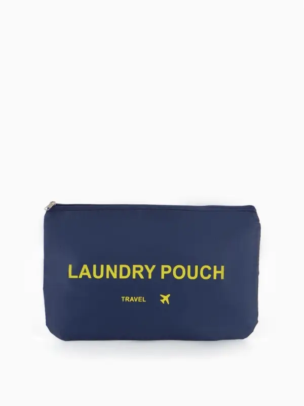 Дорожный набор органайзеров-косметичек на молниях, 6 в 1, синий