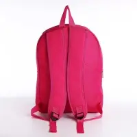 Рюкзак школьный текстильный с белым градиентом, 38&times;29&times;11 см, розовый, отдел на молнии
