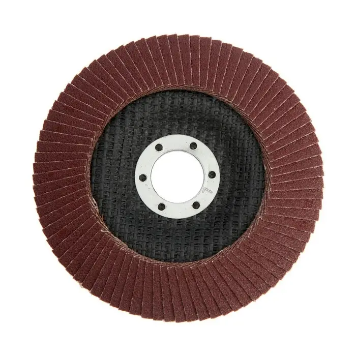 Круг лепестковый торцевой конический ТУНДРА, 125&times;22 мм, Р120