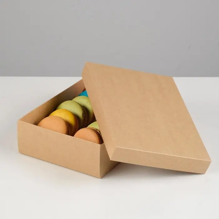 Коробка подарочная складная, упаковка, крафт, 21×15×5 см Коробка подарочная складная, упаковка, крафт, 21×15×5 см