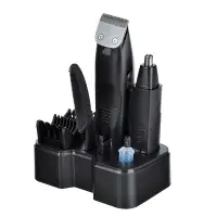 LEBEN Набор с триммером для усов бороды и носа, 4 насадки