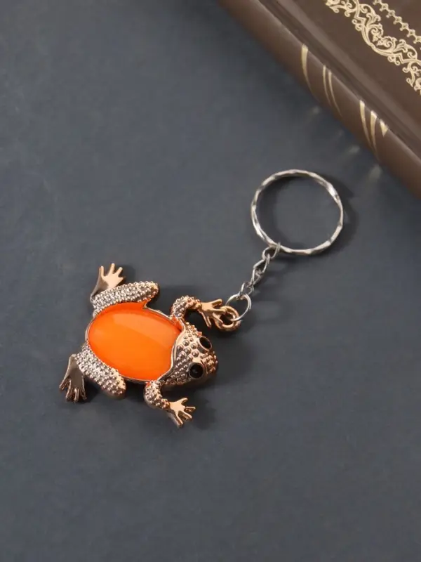 Брелок пластик  Брелок пластик "Лягушка красочная" МИКС 3,2х3,7 см