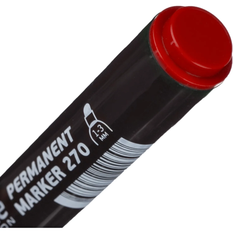 Маркер перманентный Attache Selection 270 красный 1-3мм кругл. наконечник