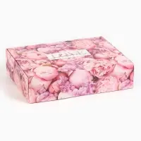 Коробка подарочная складная, упаковка, «Цветочное настроение», 21 х 15 х 5 см