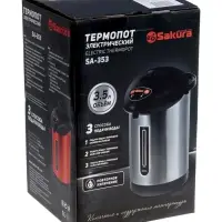 Термопот Sakura SA-353GBL, 3.5 л, 750 Вт, 85-90ºС, красно-чёрный Термопот Sakura SA-353GBL, 3.5 л, 750 Вт, 85-90ºС, красно-чёрный