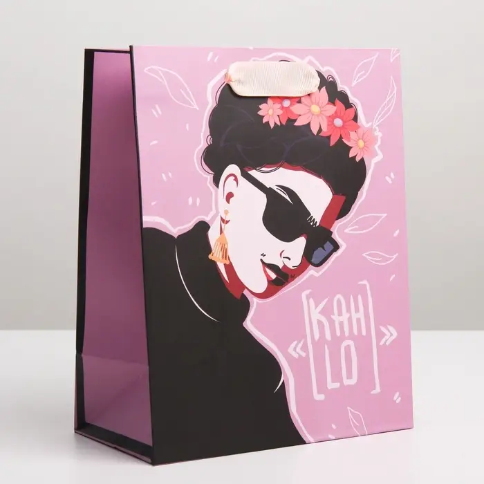 Пакет подарочный ламинированный, упаковка, «Фрида», MS 18 х 23 х 10 см Пакет подарочный ламинированный, упаковка, «Фрида», MS 18 х 23 х 10 см