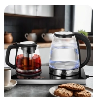 Чайный набор КТ-6737 чайник электрический - 2 л Чайный набор КТ-6737 чайник электрический - 2 л
