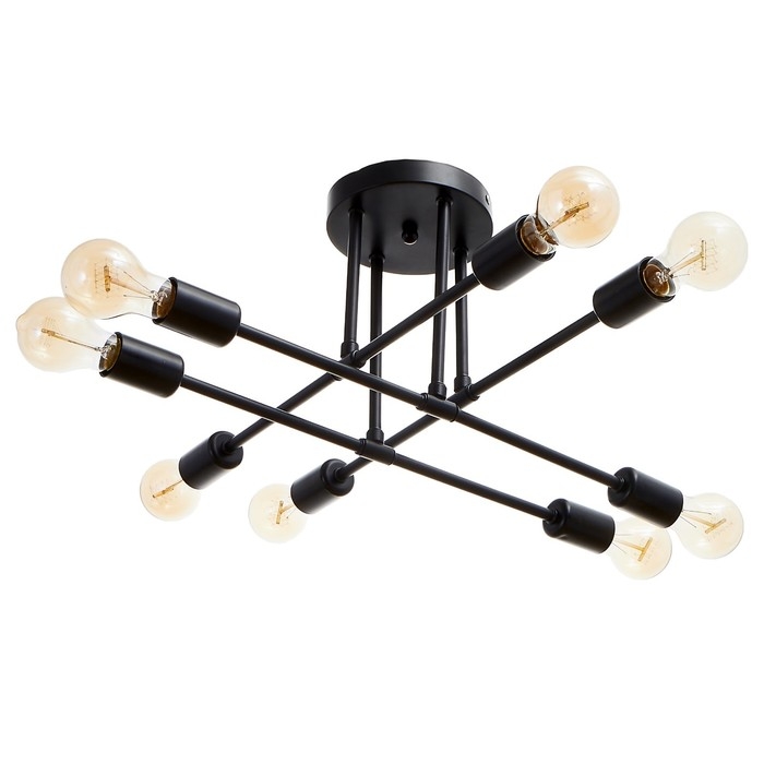 Люстра 2549/1 E27 40Вт черный 70х70х20 см BayerLux Люстра 2549/1 E27 40Вт черный 70х70х20 см BayerLux