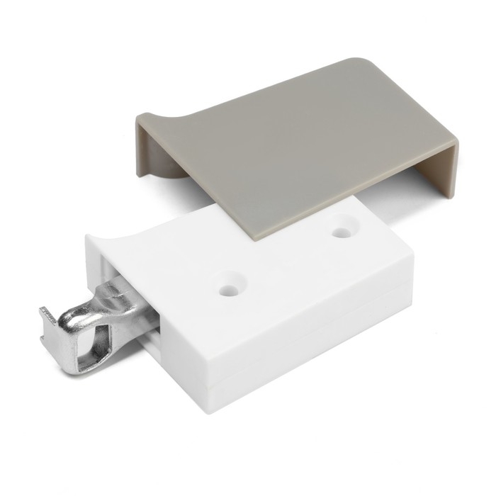 Навес мебельный для  кухон. шкафов “P02“, цвет серый, нагр.100 кг. на пару, набор 2 шт Навес мебельный для  кухон. шкафов “P02“, цвет серый, нагр.100 кг. на пару, набор 2 шт