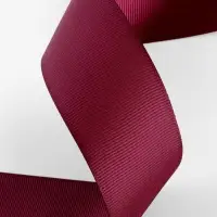 Лента репсовая, 40 мм, 23&plusmn;1 м, бордовая №80