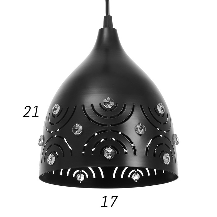 Светильник BayerLux 5005/1BK, 40Вт Е14, цвет чёрный