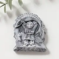 Магнит "С осетром" (барельеф) , 7,5см