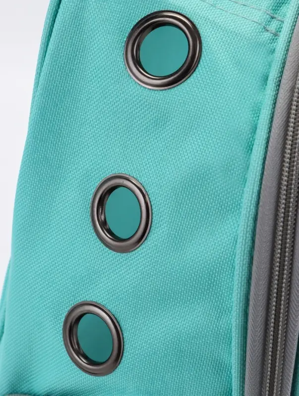 Рюкзак для переноски животных прозрачный, 31 х 28 х 42 см, бирюзовый Рюкзак для переноски животных прозрачный, 31 х 28 х 42 см, бирюзовый