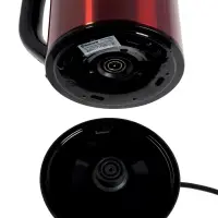 Чайник электрический Sakura SA-2168MBR, 1.8 л, металлический, чёрно-красный Чайник электрический Sakura SA-2168MBR, 1.8 л, металлический, чёрно-красный