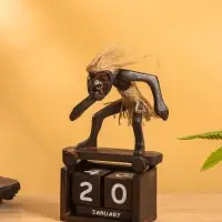 Вечный календарь &laquo;Абориген-календарь&raquo;, 18&times;11&times;8 см, дерево