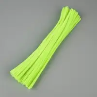 Синельная проволока набор 50 шт., зелёный неон, 30 см