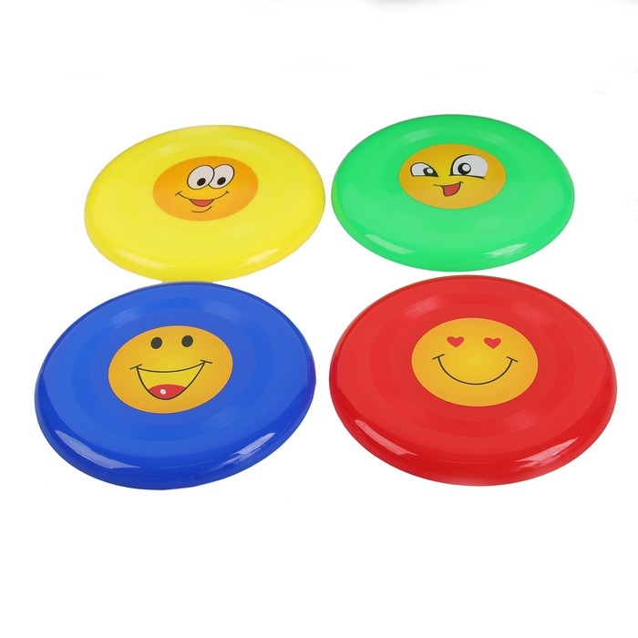 Фрисби, летающая тарелка «Смайл», цвета МИКС Фрисби, летающая тарелка «Смайл», цвета МИКС