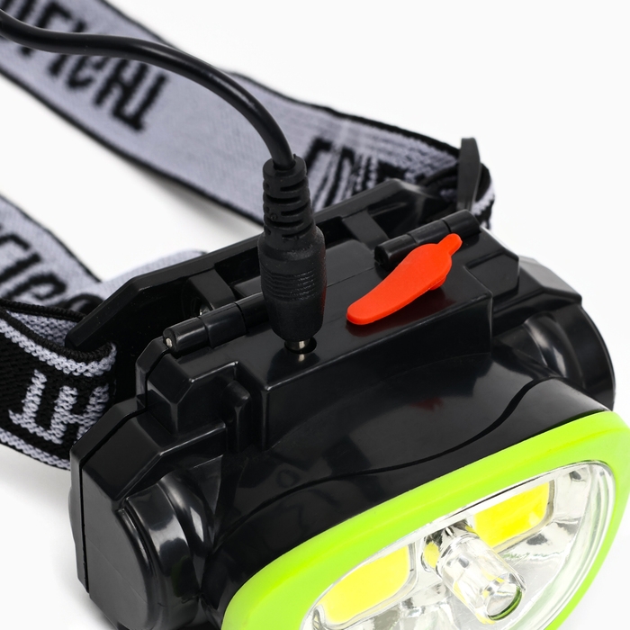 Фонарь налобный аккумуляторный, 5Вт, 1200 мАч, 120 лм, 2 режима, лазер, 5 х 6.5 см, зеленый Фонарь налобный аккумуляторный, 5Вт, 1200 мАч, 120 лм, 2 режима, лазер, 5 х 6.5 см, зеленый