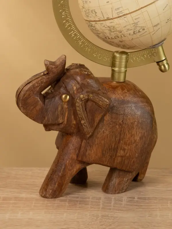 Глобус сувенирный, 11×8×21 см, подставка дерево Глобус сувенирный, 11×8×21 см, подставка дерево