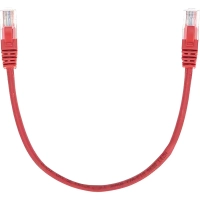 Патч-корд REXANT U/UTP, CAT 5e, 26AWG, LSZH, красный, 0,3м (02-0103-03)