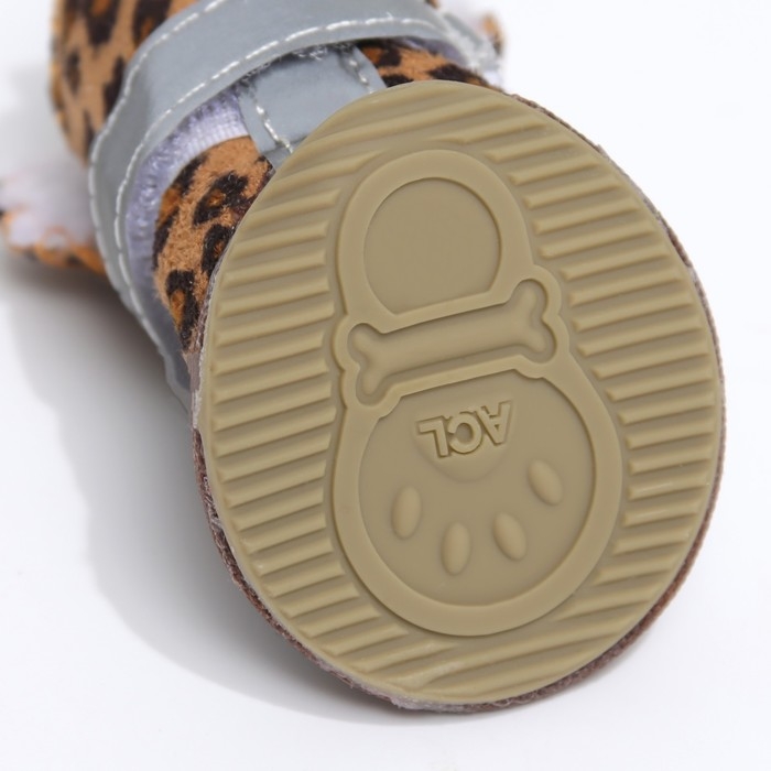 Ботинки  Ботинки "Модник", набор 4 шт, 4 размер (5,3 х 4 см), коричневые