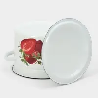 Кастр.цил.борт. 6л (белая)СА