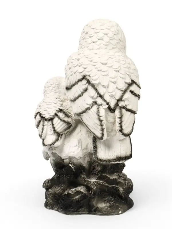 Садовая фигура из гипса &laquo;Совы полярные&raquo;, 36&times;18&times;19 см