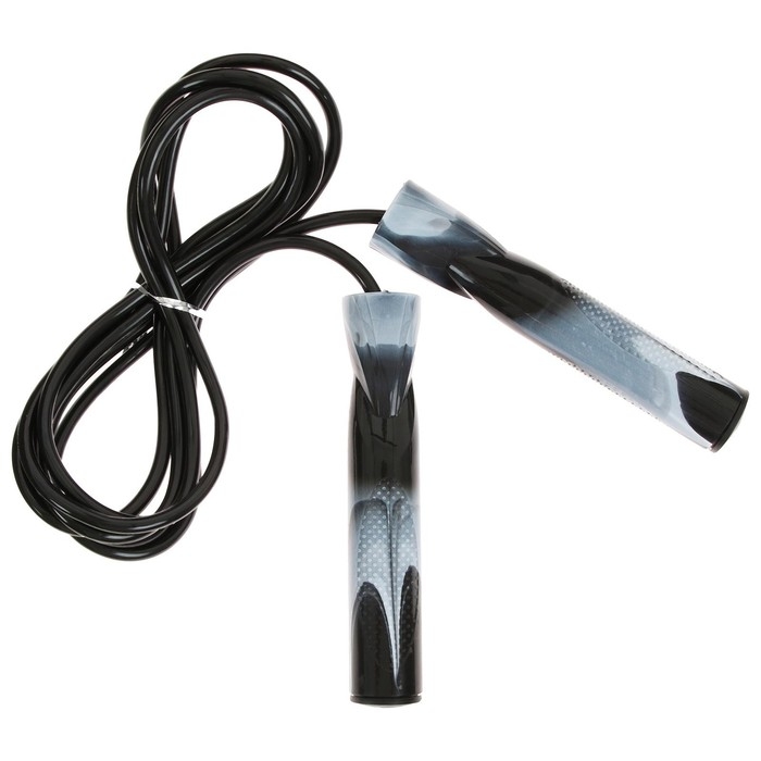 Скакалка, 2,7 м, цвет чёрный Скакалка, 2,7 м, цвет чёрный