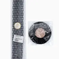 Подставка для часов, браслетов, цепочек &laquo;Тубус&raquo;, флок, 10.5&times;10.5&times;31 см, d=5 см, цвет чёрный