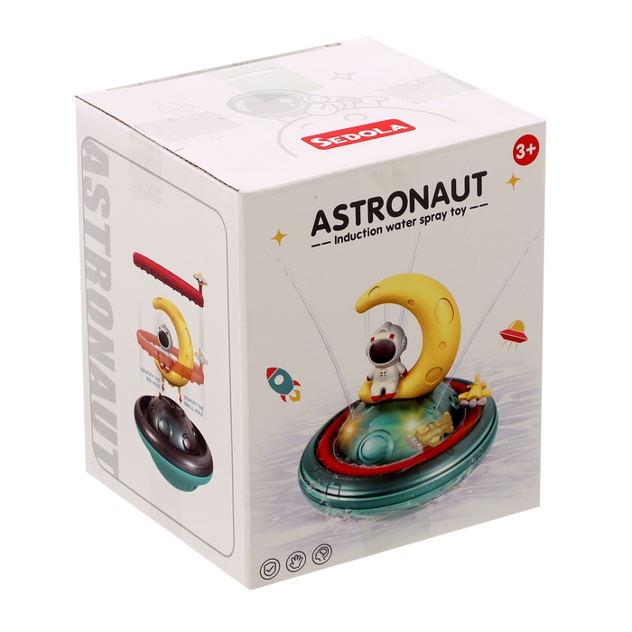 Фонтанчик для ванны «Астронавт», световые эффекты МИКС Фонтанчик для ванны «Астронавт», световые эффекты МИКС