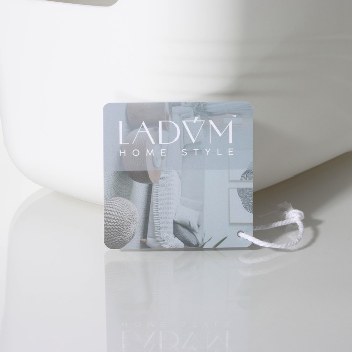 Контейнер для хранения с ручкой LaDо́m «Лаконичность», 33,5×18,5×14,5 см, цвет белый Контейнер для хранения с ручкой LaDо́m «Лаконичность», 33,5×18,5×14,5 см, цвет белый