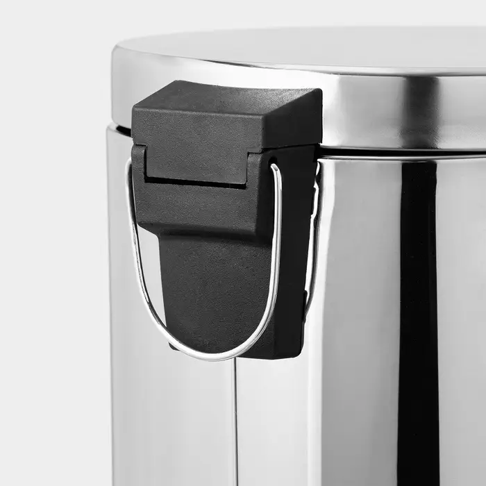 Ведро с педалью Доляна, 12 л, нержавеющая сталь