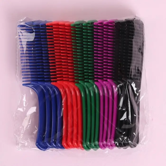 Расчёска с ручкой, 15×3.5 (±1) см, фасовка 20 шт., МИКС Расчёска с ручкой, 15×3.5 (±1) см, фасовка 20 шт., МИКС