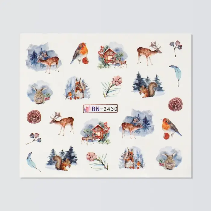 Слайдеры для ногтей «Holiday mood», разноцветные Слайдеры для ногтей «Holiday mood», разноцветные