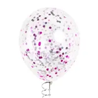 Конфетти «Круг» розовый МИКС, металлик, 1 см, 50 г